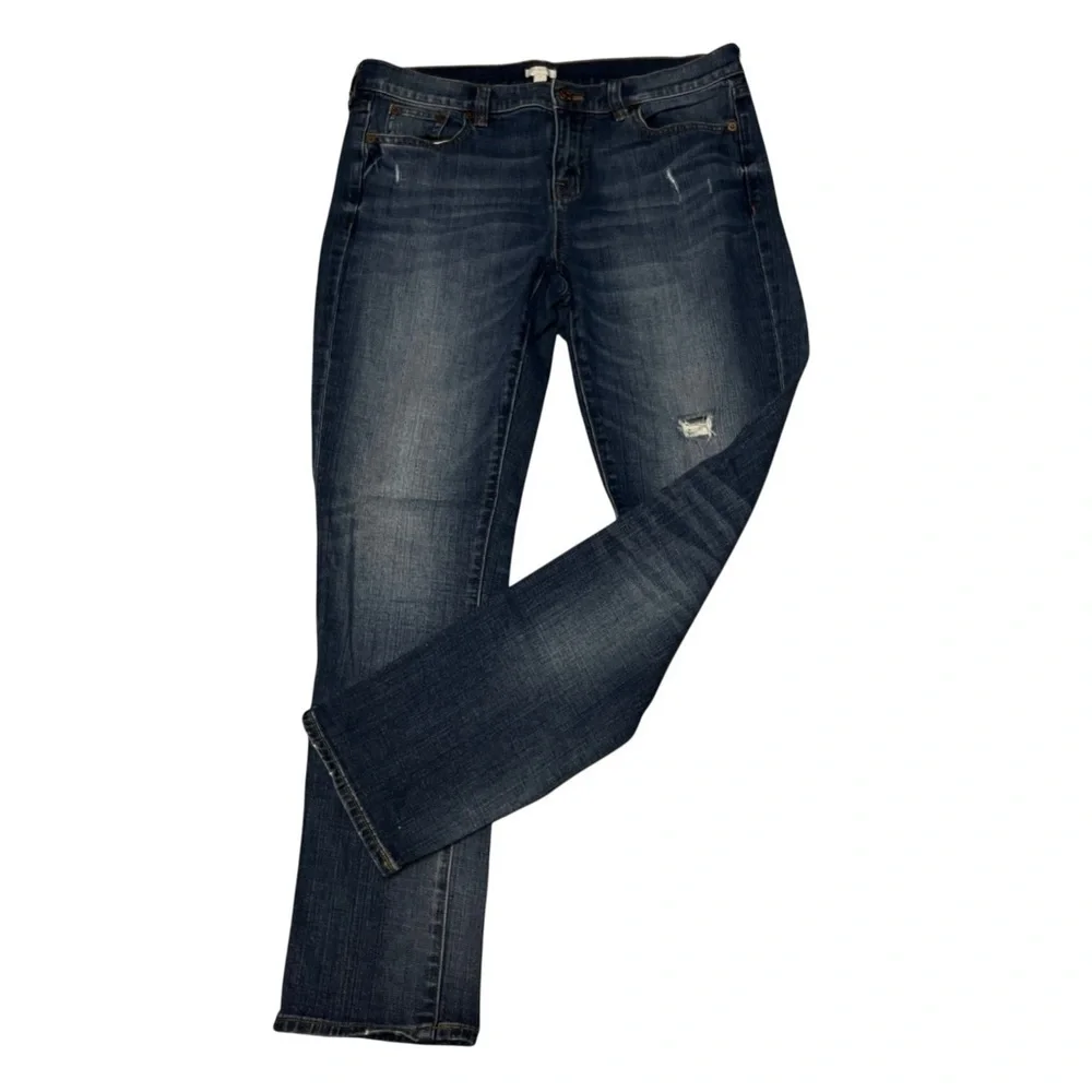 J. Crew Mid Rise Stretch Straight Leg Jeans Size 29